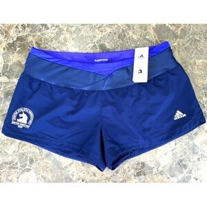 ADIDAS SUPERNOVA BOSTON MARATHON 2015 BAA RUNNING SHORTS WOMENS LARGE